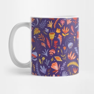 Paper Cut Magic Garden at Night Mug